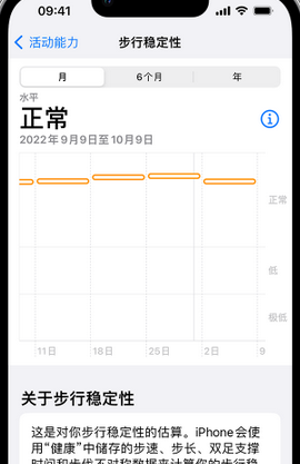 郾城iPhone手机维修如何在iPhone开启'步行稳定性通知'