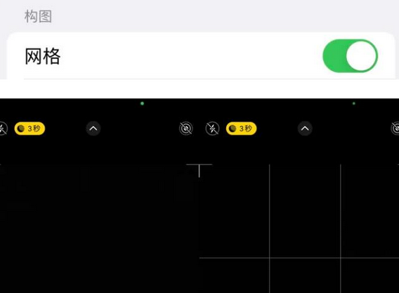 郾城苹果手机维修网点分享iPhone如何开启九宫格构图功能