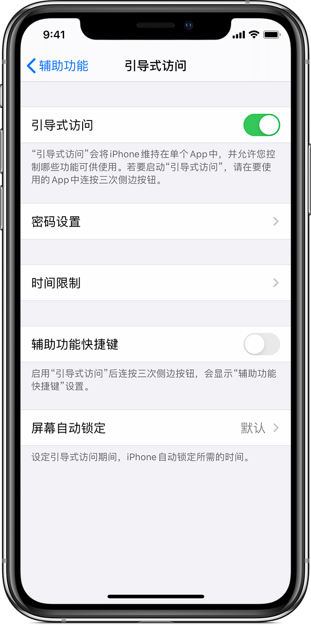 郾城苹果手机维修分享如何在 iPhone 上退出引导式访问 