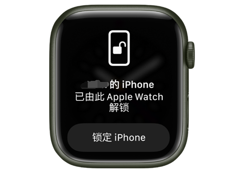 郾城苹果手机维修分享用 AppleWatch 解锁配备面容 ID 的 iPhone方法 