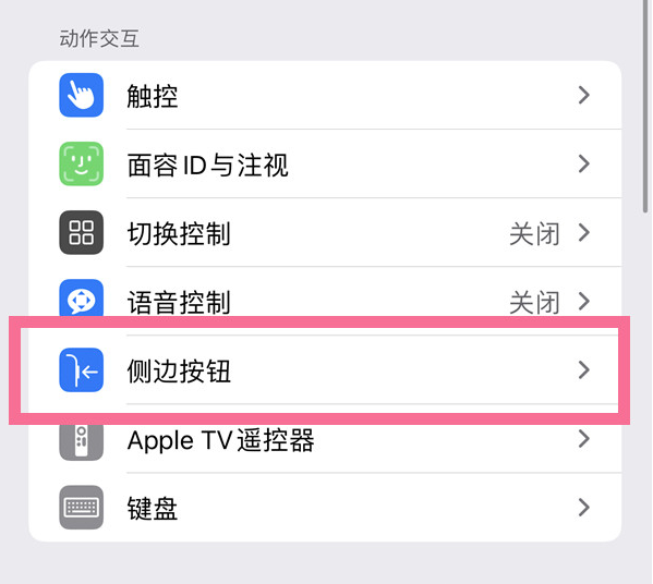 郾城苹果14维修店分享iPhone14 Plus侧键双击下载功能关闭方法 