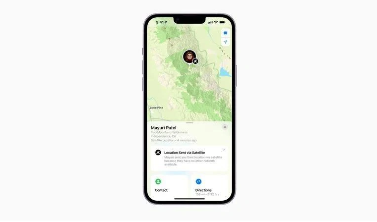 郾城苹果14维修分享iPhone14系列中 FindMy功能通过卫星分享位置方法教程 